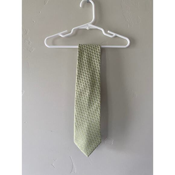 Missionary Mall Mens Green Tie - Picture 1 of 4